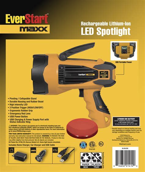 This charger can be used with your phones and MP3, powering up to 3 devices at one time. . Everstart maxx spotlight usb charger